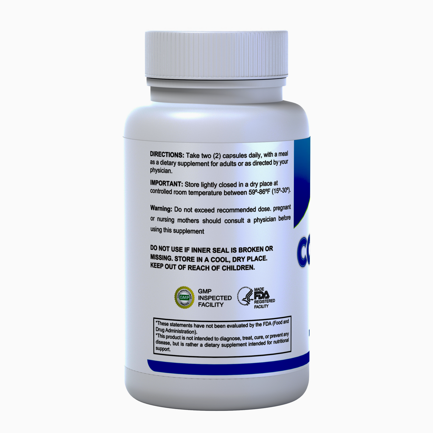 Hydrolyzed Collagen Supplements for Women or Men + Vitamin C - Collagen Peptides - Collagen Supplements - 60 capsules - SOAM VITAMINS